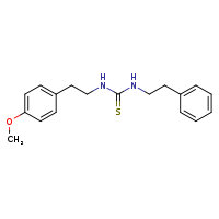 3-[2-(4-methoxyphenyl)ethyl]-1-(2-phenylethyl)thiourea
