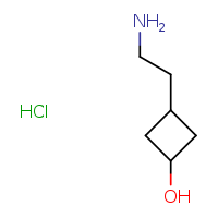 3-(2-aminoethyl)cyclobutan-1-ol hydrochloride