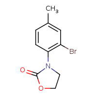 3-(2-bromo-4-methylphenyl)-1,3-oxazolidin-2-one