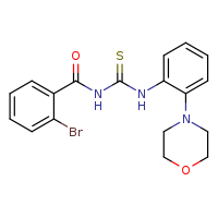 3-(2-bromobenzoyl)-1-[2-(morpholin-4-yl)phenyl]thiourea