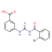 3-({[(2-bromophenyl)formamido]methanethioyl}amino)benzoic acid