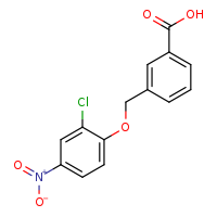 3-(2-chloro-4-nitrophenoxymethyl)benzoic acid