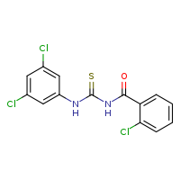 3-(2-chlorobenzoyl)-1-(3,5-dichlorophenyl)thiourea