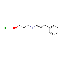 3-{[(2E)-3-phenylprop-2-en-1-yl]amino}propan-1-ol hydrochloride