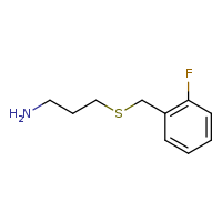 3-{[(2-fluorophenyl)methyl]sulfanyl}propan-1-amine