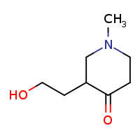 3-(2-hydroxyethyl)-1-methylpiperidin-4-one
