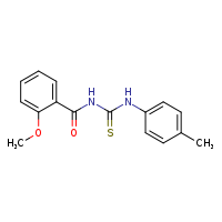 3-(2-methoxybenzoyl)-1-(4-methylphenyl)thiourea