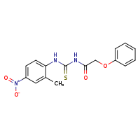3-(2-methyl-4-nitrophenyl)-1-(2-phenoxyacetyl)thiourea