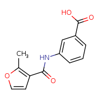 3-(2-methylfuran-3-amido)benzoic acid