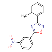 3-(2-methylphenyl)-5-(3-nitrophenyl)-1,2,4-oxadiazole