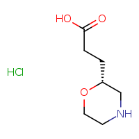 3-[(2R)-morpholin-2-yl]propanoic acid hydrochloride