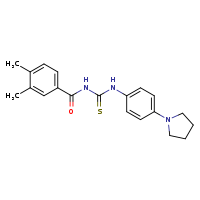 3-(3,4-dimethylbenzoyl)-1-[4-(pyrrolidin-1-yl)phenyl]thiourea