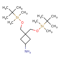 3,3-bis({[(tert-butyldimethylsilyl)oxy]methyl})cyclobutan-1-amine