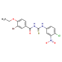 3-(3-bromo-4-ethoxybenzoyl)-1-(4-chloro-3-nitrophenyl)thiourea