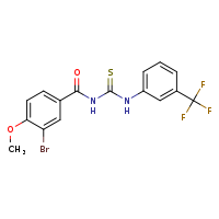 3-(3-bromo-4-methoxybenzoyl)-1-[3-(trifluoromethyl)phenyl]thiourea