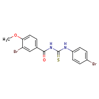 3-(3-bromo-4-methoxybenzoyl)-1-(4-bromophenyl)thiourea