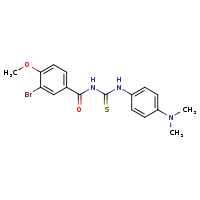 3-(3-bromo-4-methoxybenzoyl)-1-[4-(dimethylamino)phenyl]thiourea