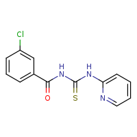 3-(3-chlorobenzoyl)-1-(pyridin-2-yl)thiourea