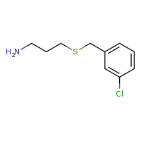 3-{[(3-chlorophenyl)methyl]sulfanyl}propan-1-amine