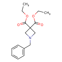 3,3-diethyl 1-benzylazetidine-3,3-dicarboxylate
