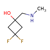 3,3-difluoro-1-[(methylamino)methyl]cyclobutan-1-ol