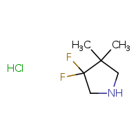 3,3-difluoro-4,4-dimethylpyrrolidine hydrochloride