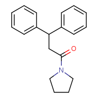 3,3-diphenyl-1-(pyrrolidin-1-yl)propan-1-one