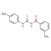 3-(3-methylbenzoyl)-1-(4-methylphenyl)thiourea