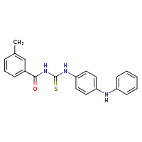 3-(3-methylbenzoyl)-1-[4-(phenylamino)phenyl]thiourea