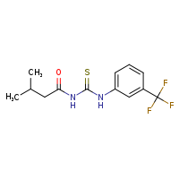 3-(3-methylbutanoyl)-1-[3-(trifluoromethyl)phenyl]thiourea