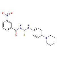 3-(3-nitrobenzoyl)-1-[4-(piperidin-1-yl)phenyl]thiourea