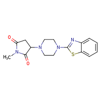 3-[4-(1,3-benzothiazol-2-yl)piperazin-1-yl]-1-methylpyrrolidine-2,5-dione