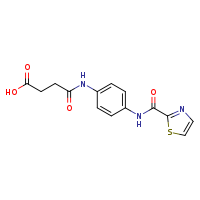 3-{[4-(1,3-thiazole-2-amido)phenyl]carbamoyl}propanoic acid