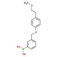 3-[4-(2-methoxyethyl)phenoxymethyl]phenylboronic acid