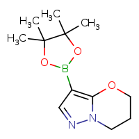 3-(4,4,5,5-tetramethyl-1,3,2-dioxaborolan-2-yl)-5H,6H,7H-pyrazolo[3,2-b][1,3]oxazine