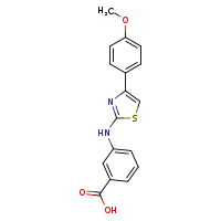 3-{[4-(4-methoxyphenyl)-1,3-thiazol-2-yl]amino}benzoic acid