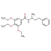 3,4,5-triethoxy-N-(4-phenylbutan-2-yl)benzamide