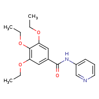3,4,5-triethoxy-N-(pyridin-3-yl)benzamide