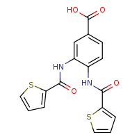 3,4-bis(thiophene-2-amido)benzoic acid