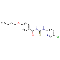 3-(4-butoxybenzoyl)-1-(5-chloropyridin-2-yl)thiourea