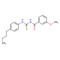 3-(4-butylphenyl)-1-(3-methoxybenzoyl)thiourea