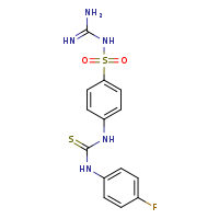 3-[4-(carbamimidamidosulfonyl)phenyl]-1-(4-fluorophenyl)thiourea