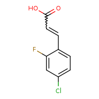 3-(4-chloro-2-fluorophenyl)prop-2-enoic acid