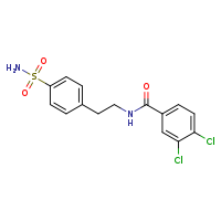 3,4-dichloro-N-[2-(4-sulfamoylphenyl)ethyl]benzamide
