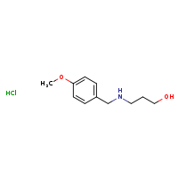 3-{[(4-methoxyphenyl)methyl]amino}propan-1-ol hydrochloride