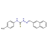 3-(4-methylphenyl)-1-[(E)-(naphthalen-2-ylmethylidene)amino]thiourea