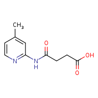 3-[(4-methylpyridin-2-yl)carbamoyl]propanoic acid