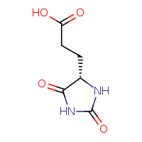 3-[(4S)-2,5-dioxoimidazolidin-4-yl]propanoic acid