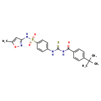3-(4-tert-butylbenzoyl)-1-{4-[(5-methyl-1,2-oxazol-3-yl)sulfamoyl]phenyl}thiourea