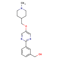 (3-{5-[(1-methylpiperidin-4-yl)methoxy]pyrimidin-2-yl}phenyl)methanol